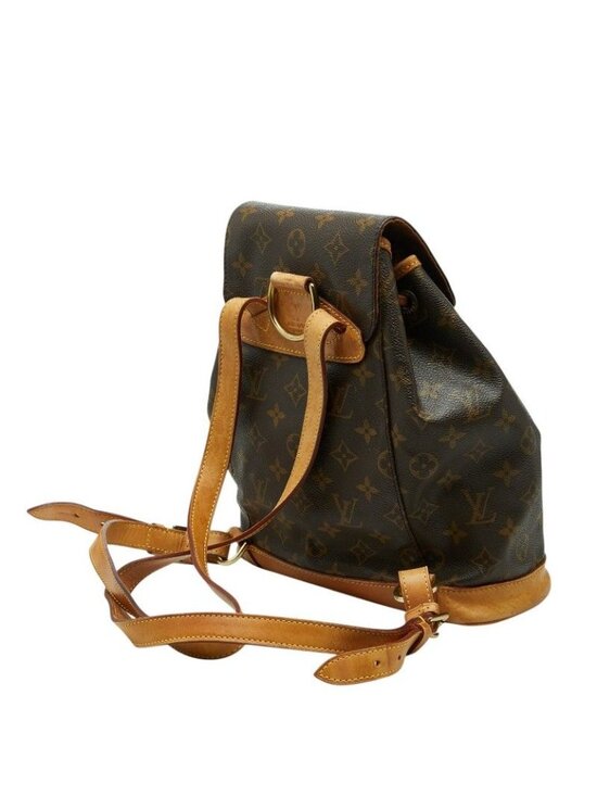 Louis Vuitton Monogram Montsouris MM Backpack Brown Leather main image 8